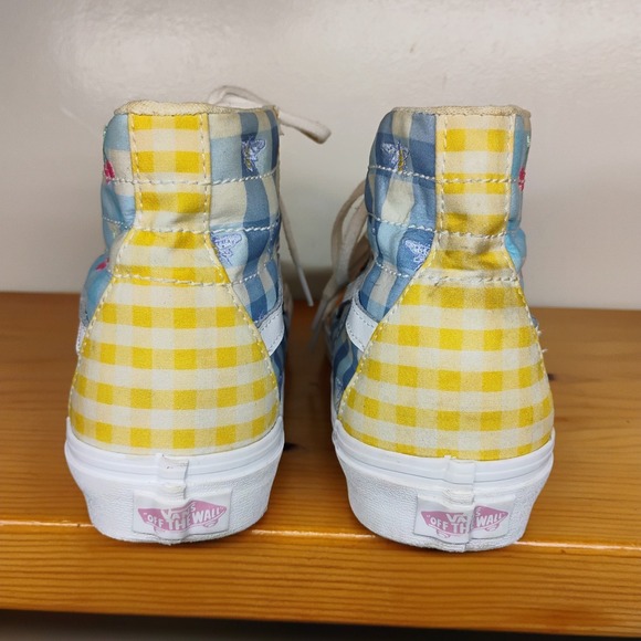 Vans Sk8-Hi Tapered Gingham Block Sneakers Women's Size 9 Men's Size 7.5 - Picture 6 of 12
